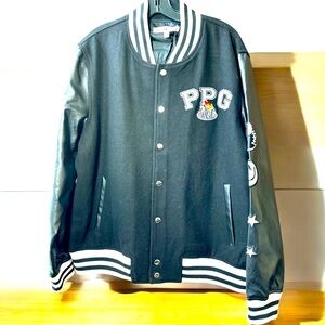 NWT Dolls Kill X Power Puff Girls letterman jacket XXL